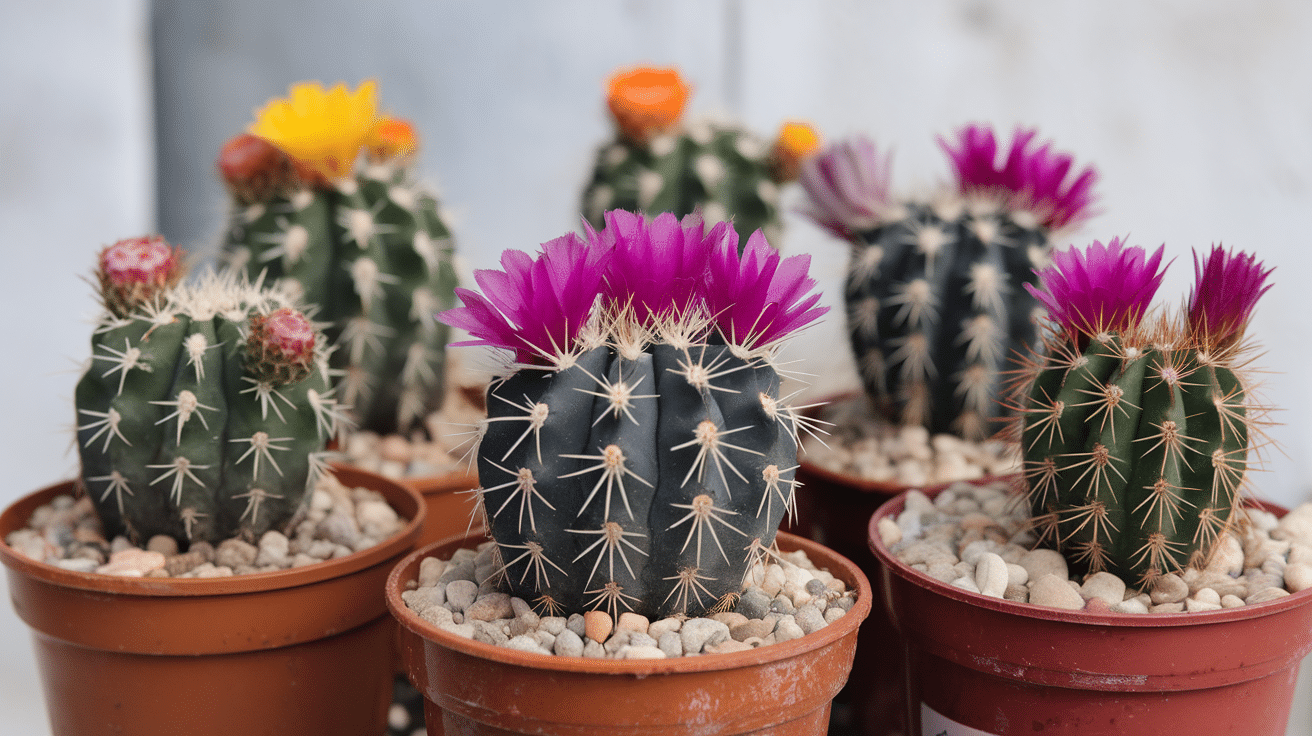 Gymnocalycium_mihanovichii_Varieties
