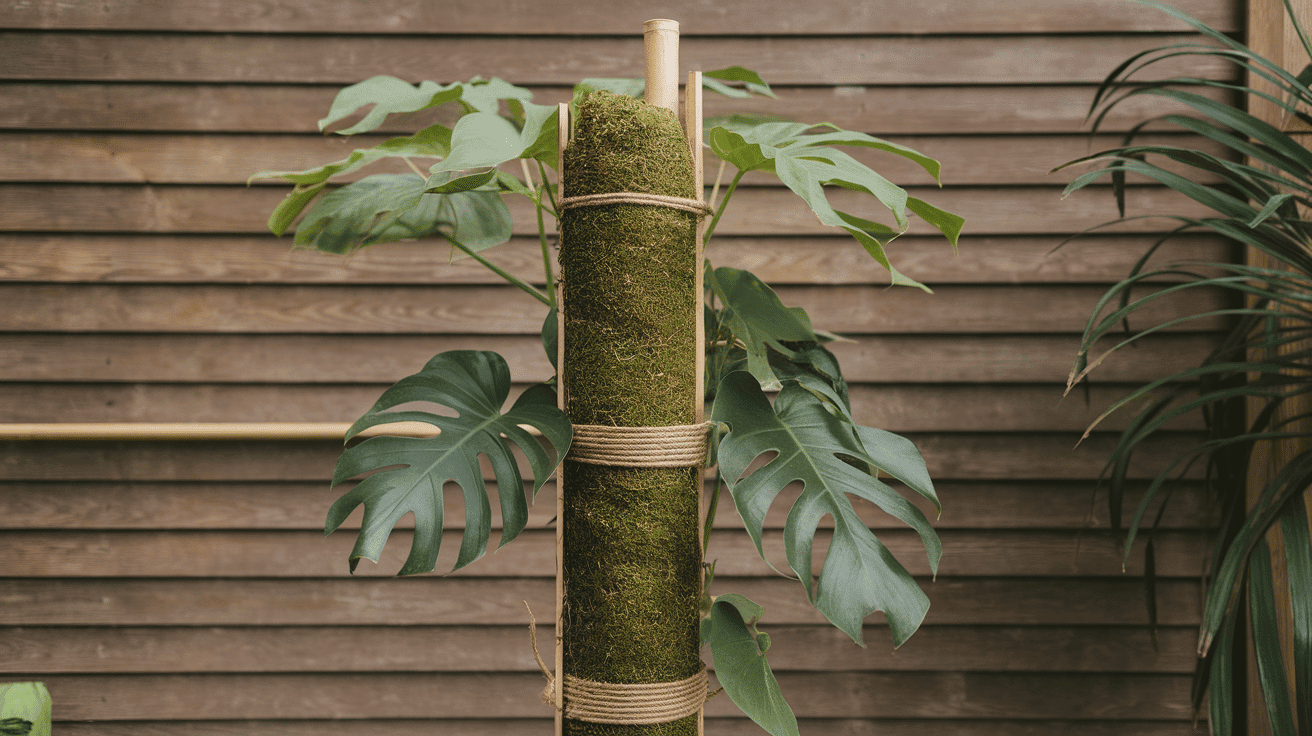 how to make a moss pole