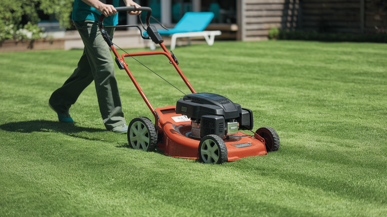 4. Mow in a Pattern