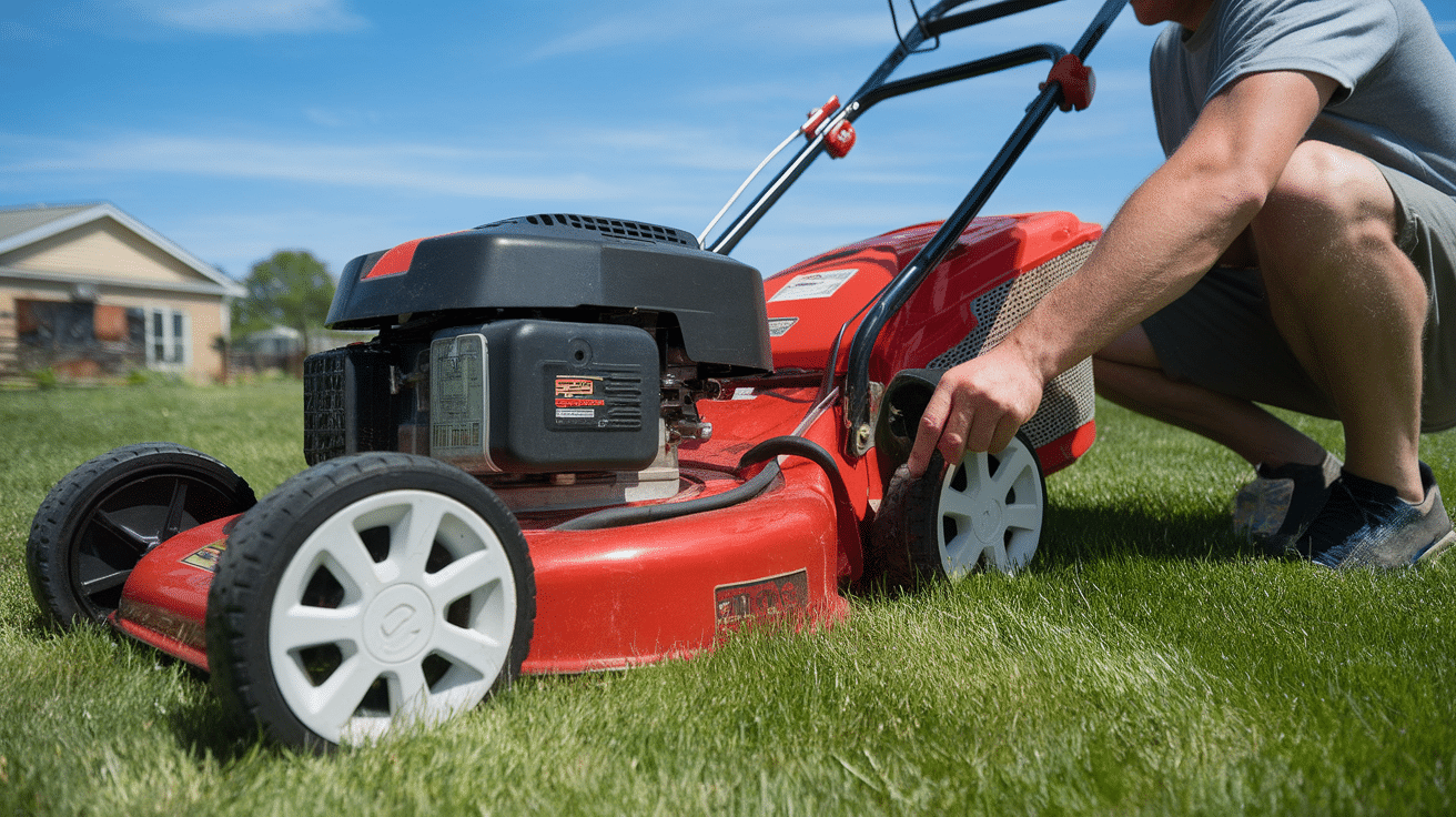 Set the Right Mower Height