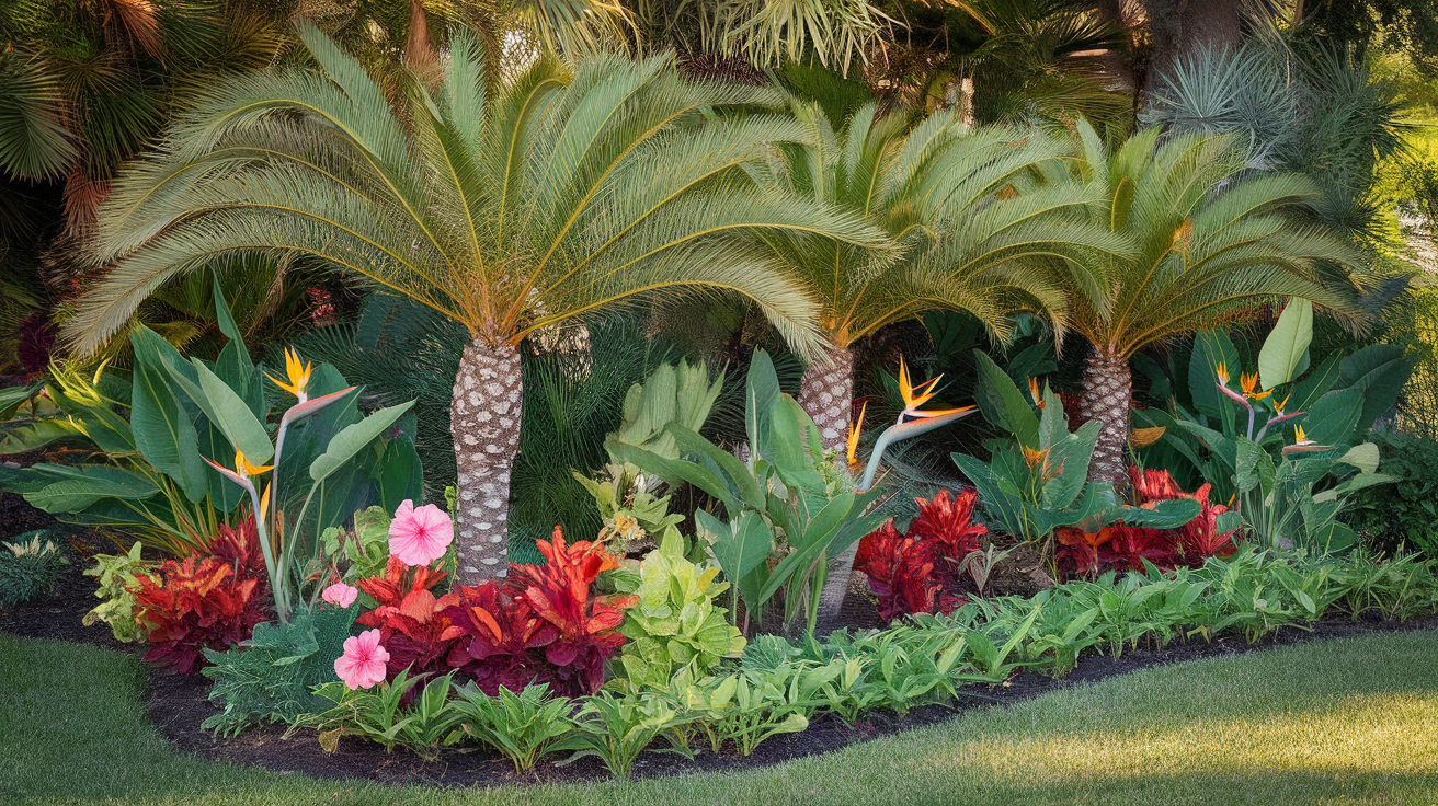 colorful-palm-garden-front-yard
