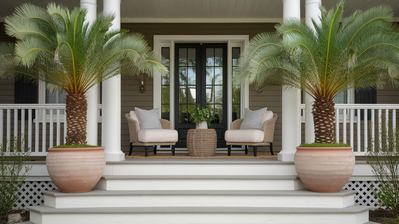 potted-palm-front-porch-design