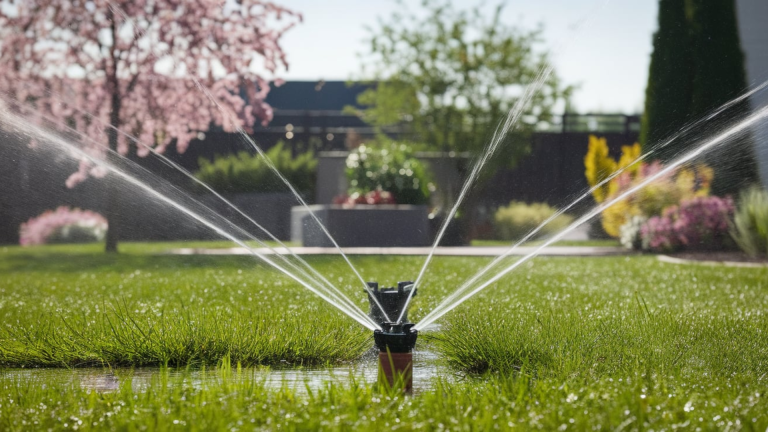 turn on sprinkler system