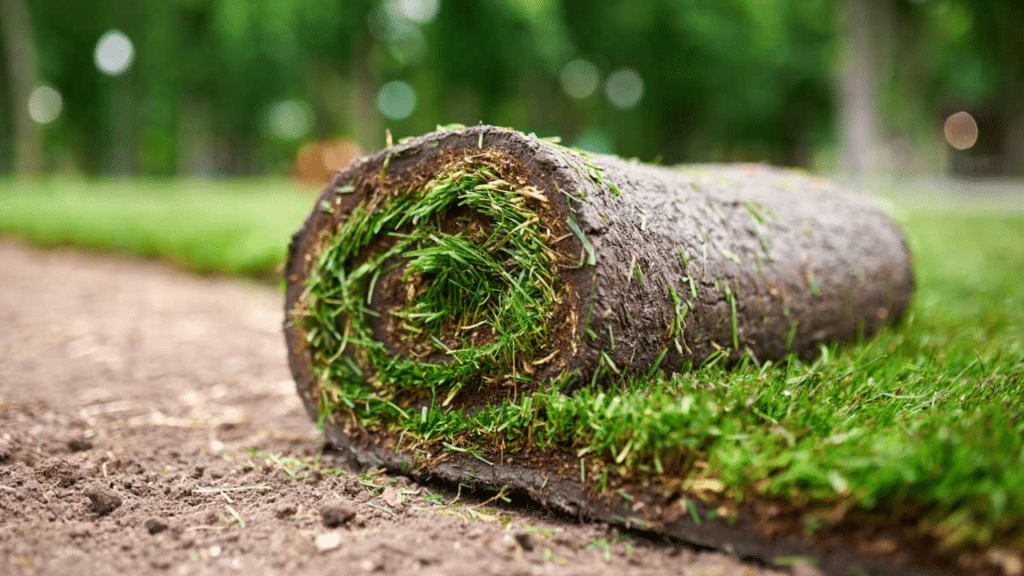 transplanting grass