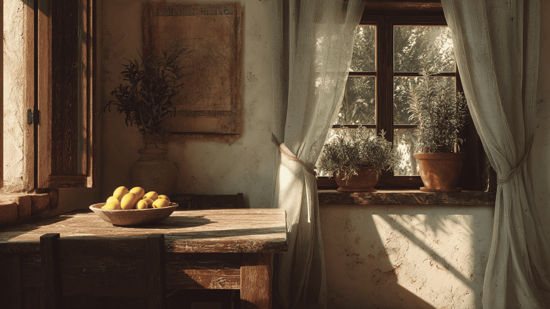 A Sun-Drenched Dining Nook