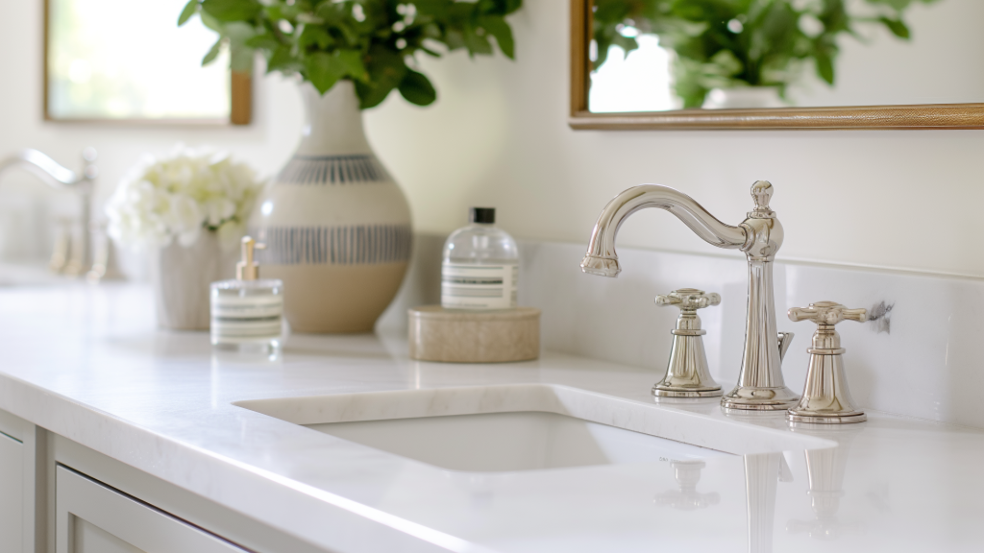 Add Plants to Soften Metal Finishes