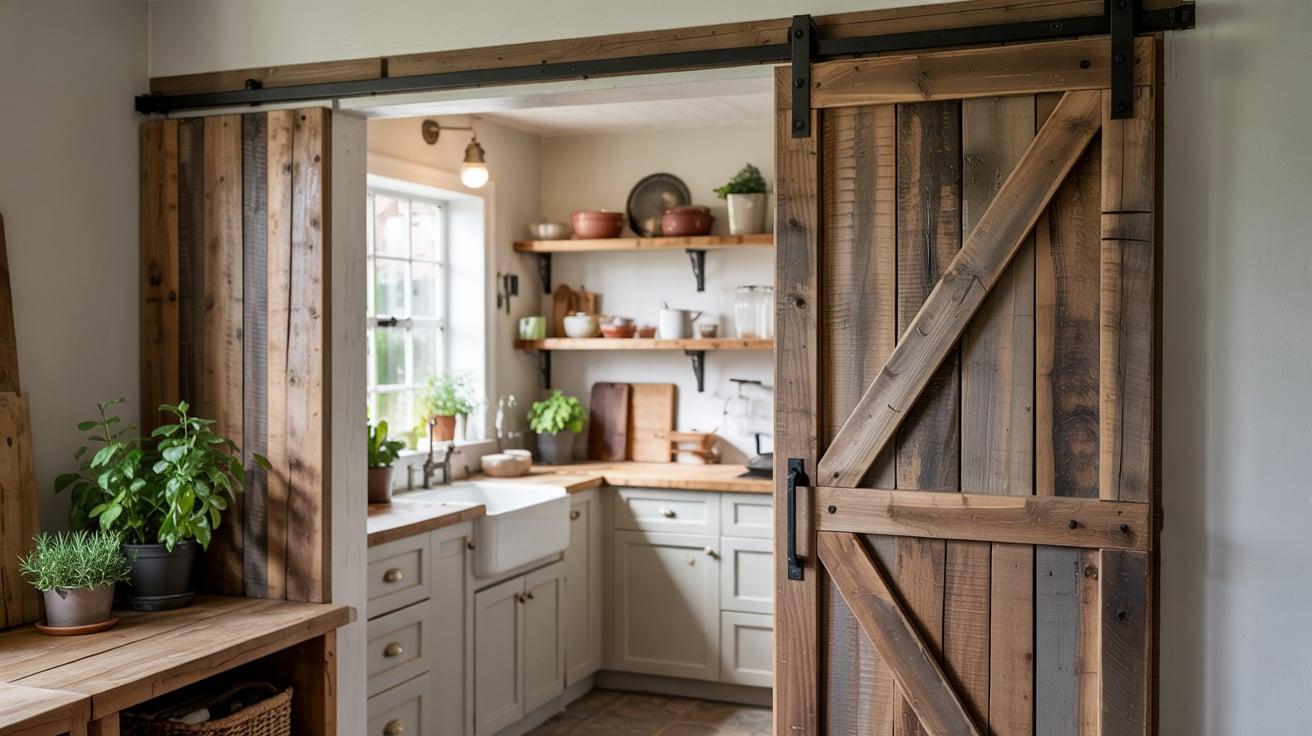 Barn Door Pantry