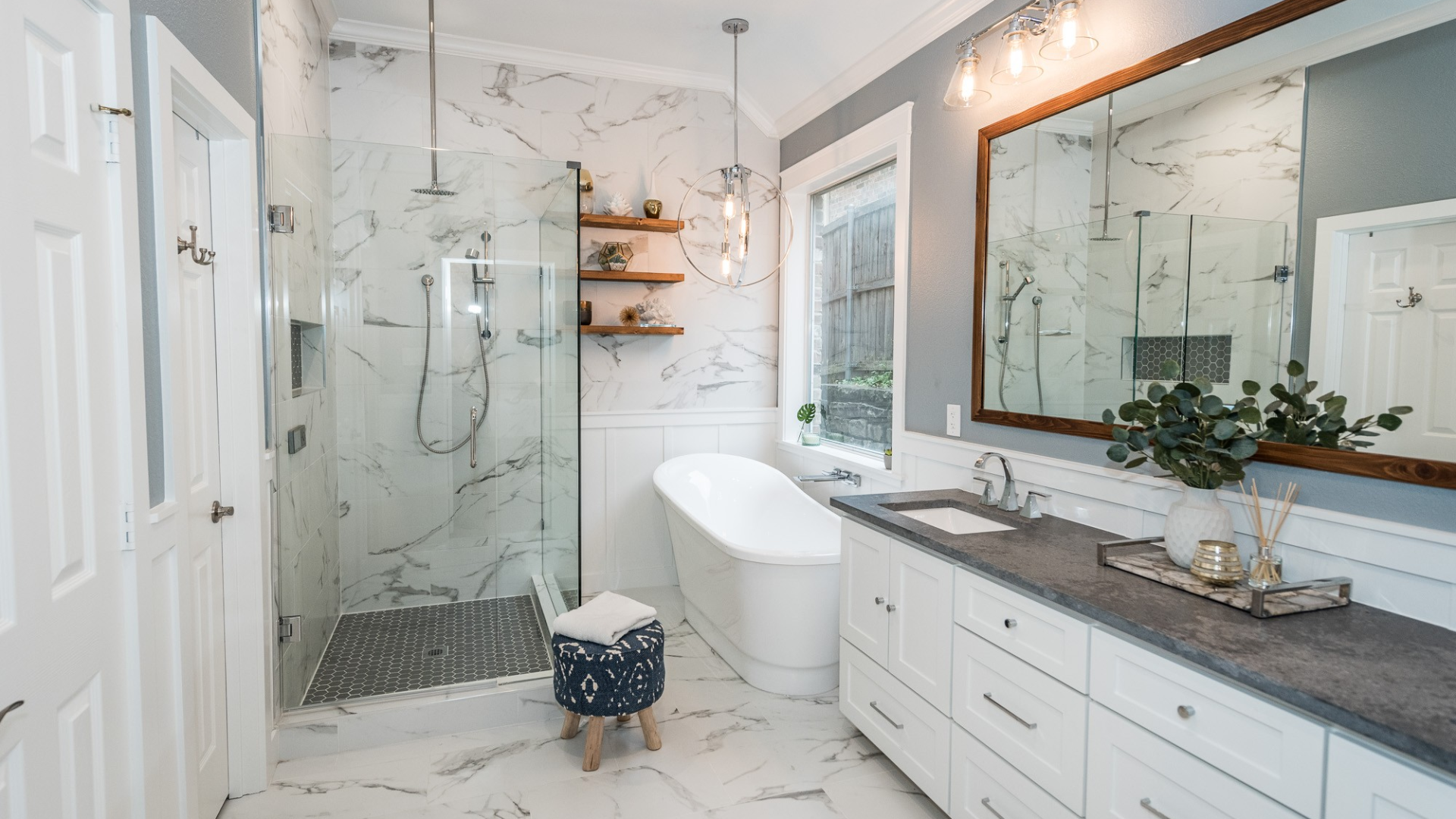 Beautiful Marble or Marble-Look Porcelain