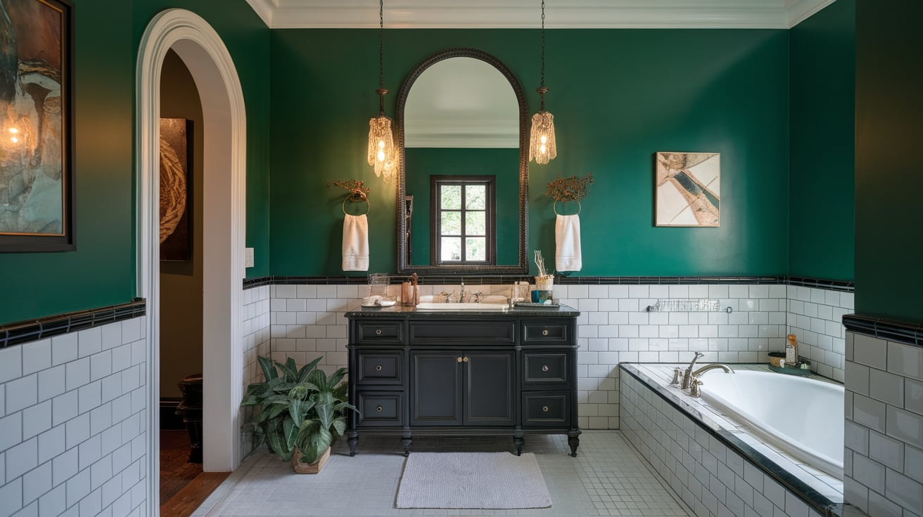 Bold Statement Bathroom