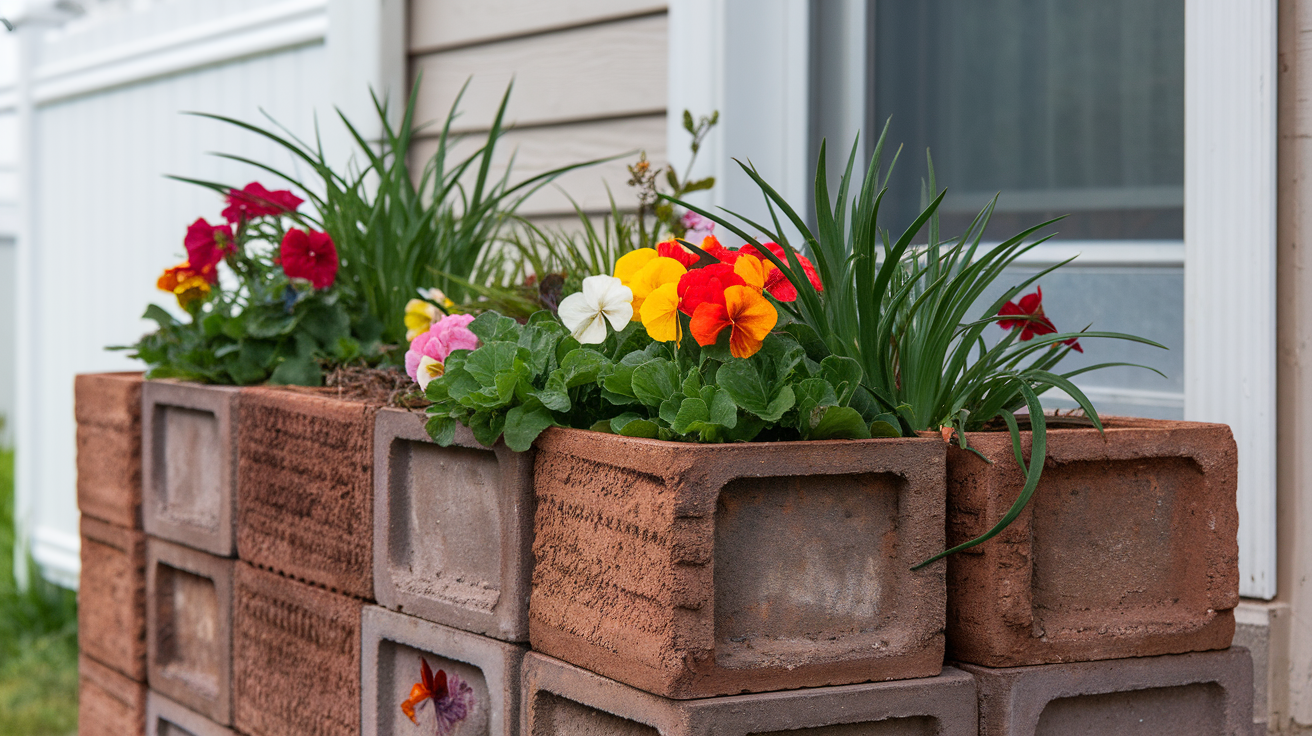 Build a Simple Raised Bed from Cinder Blocks