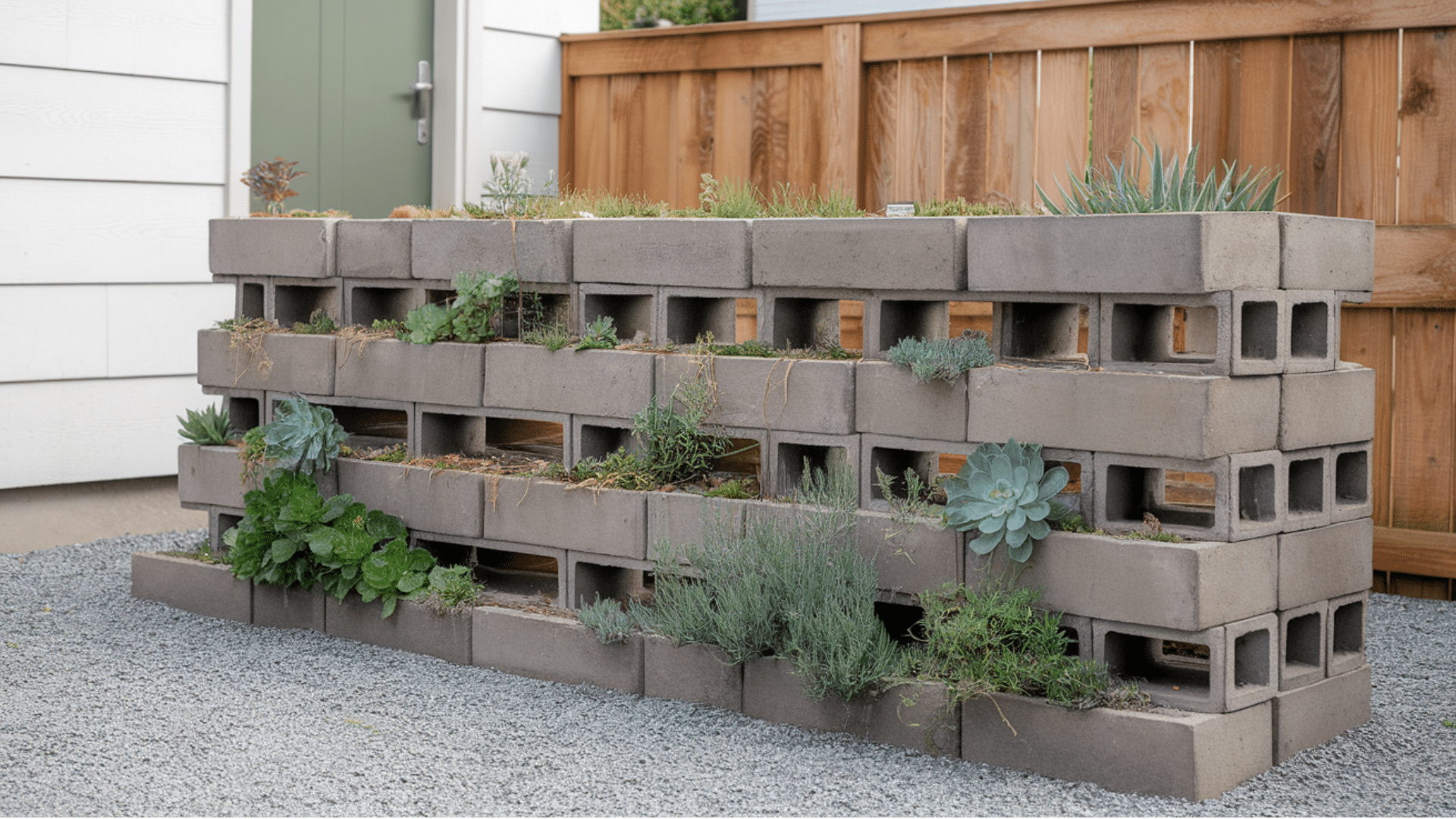Concrete Block Pockets