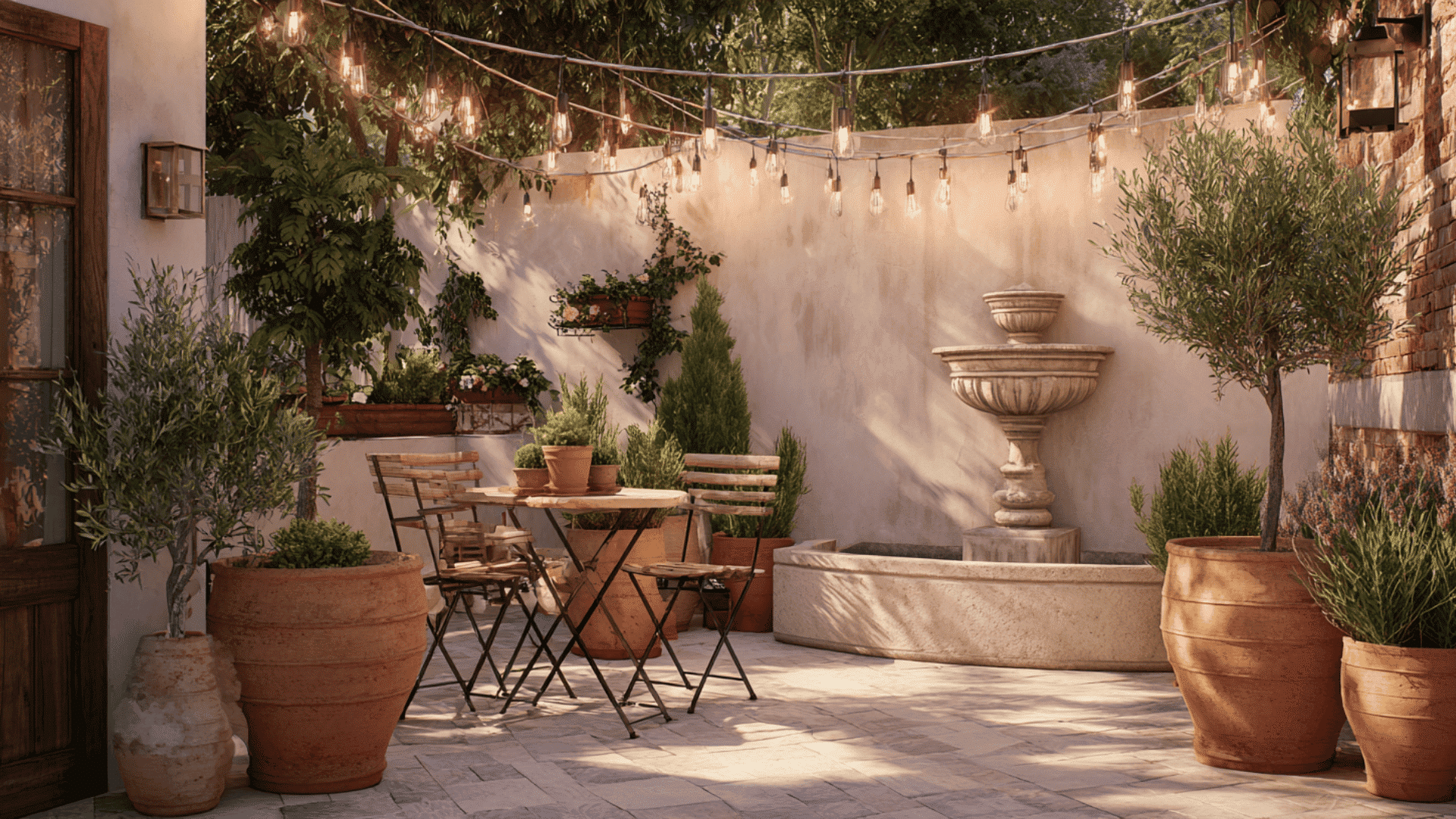 Courtyard-Style Patio