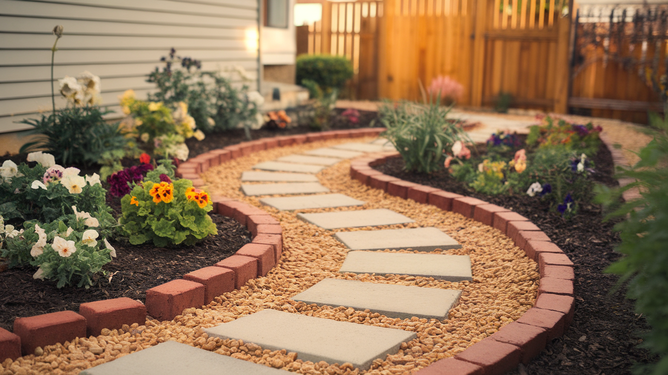 Gravel or Stepping Stone Path