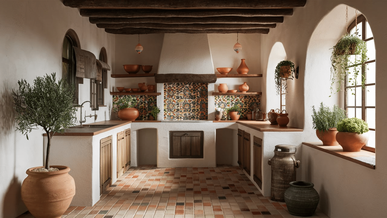 Greenery and Garden Vibes for Your Mediterranean Kitchen