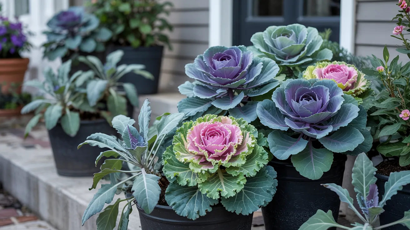 Kale and Dusty Miller Combo