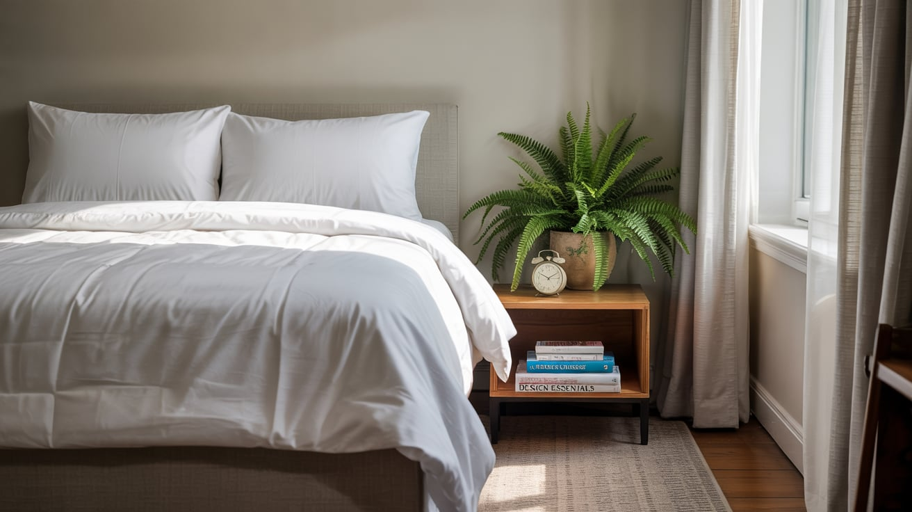 Minimalist Neutral with Green