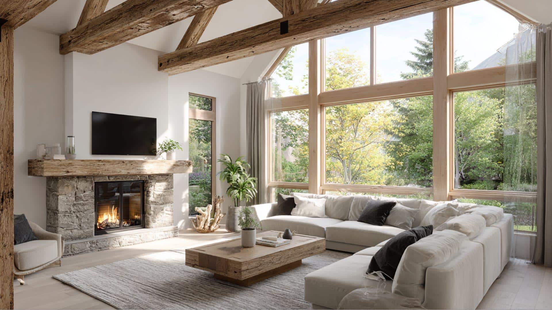 Natural Light with Large Windows