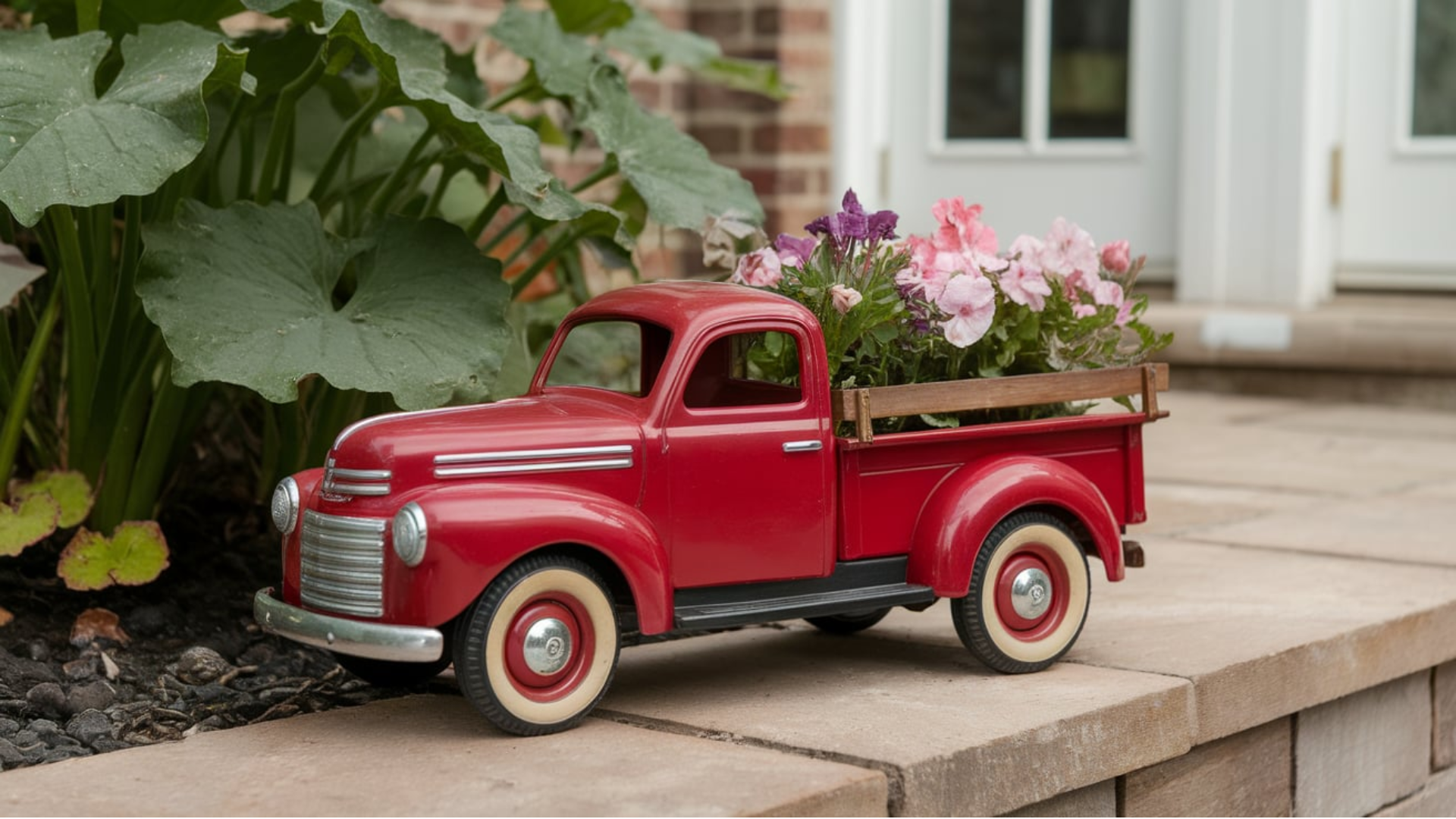 Old Toy_Truck Flower_Pot