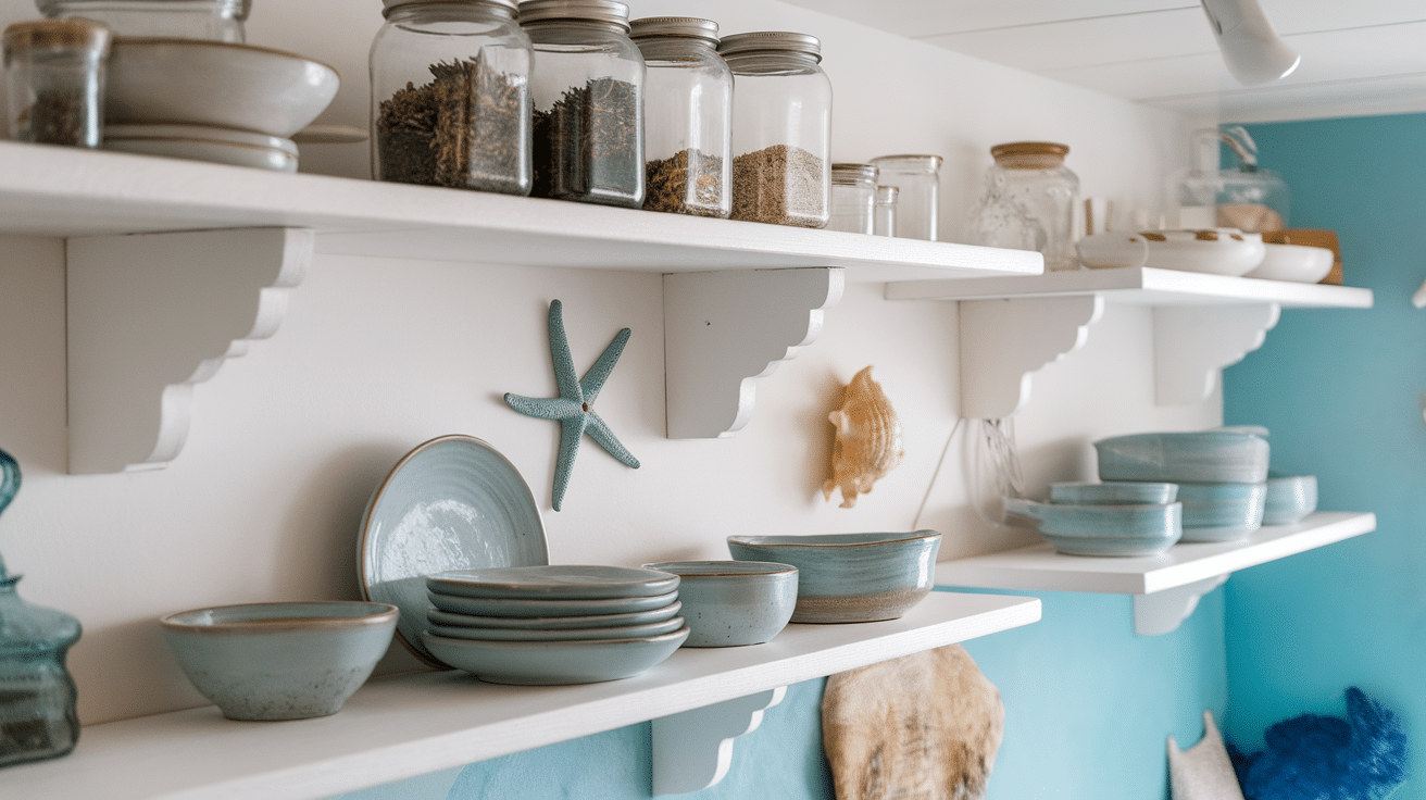 Open Shelving for a Light and Airy Feel