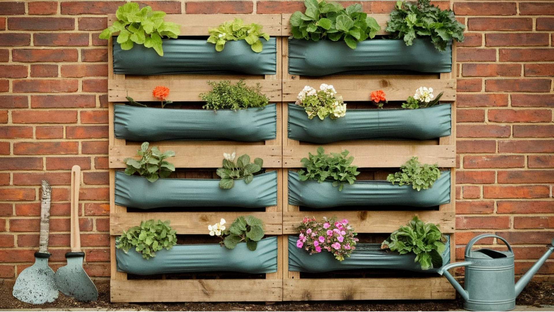 Pallet Wall Planter