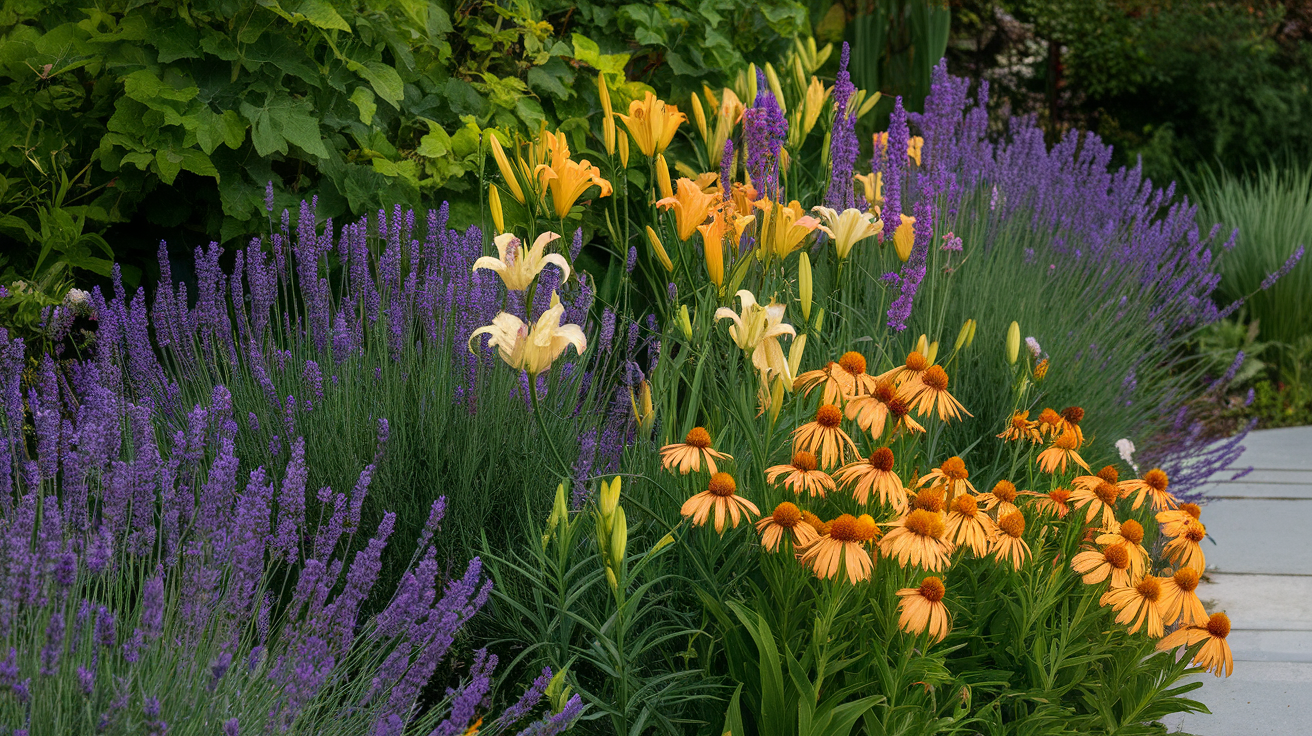 Plant Low‑Maintenance Perennials