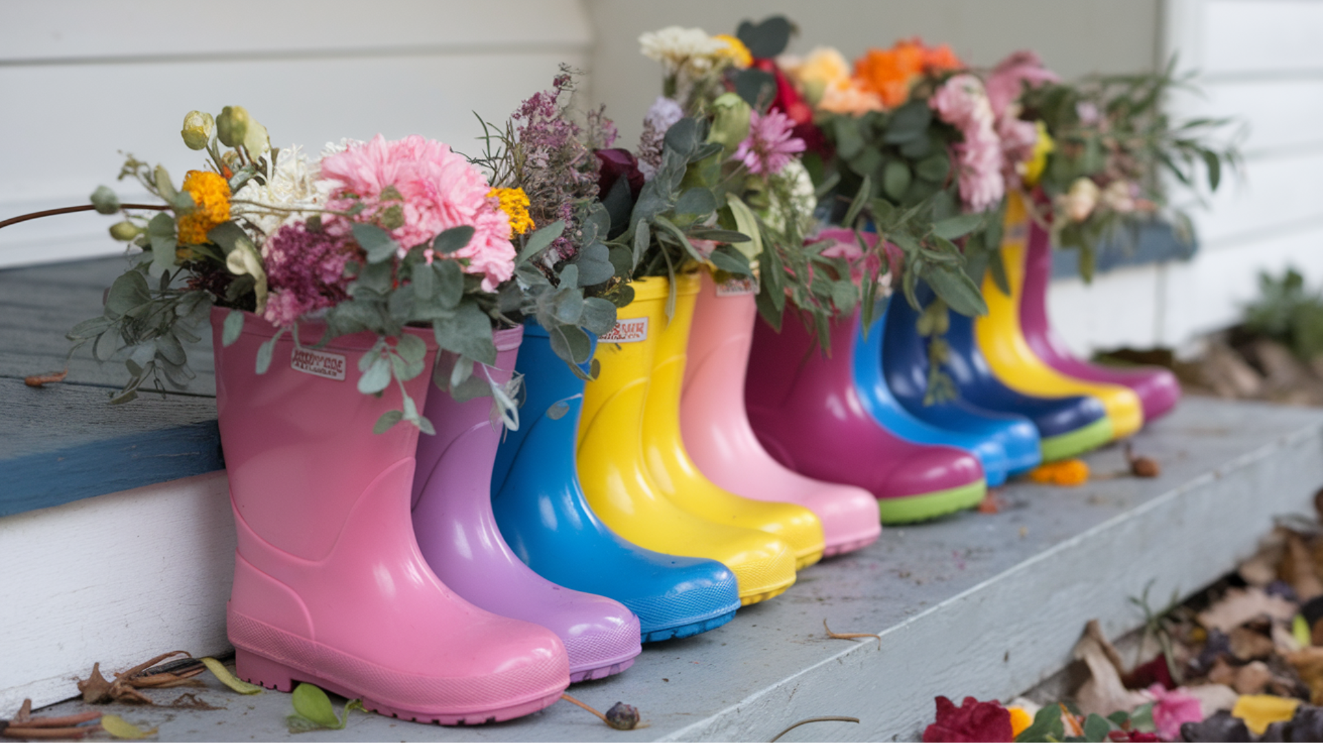 Rain Boot Pots
