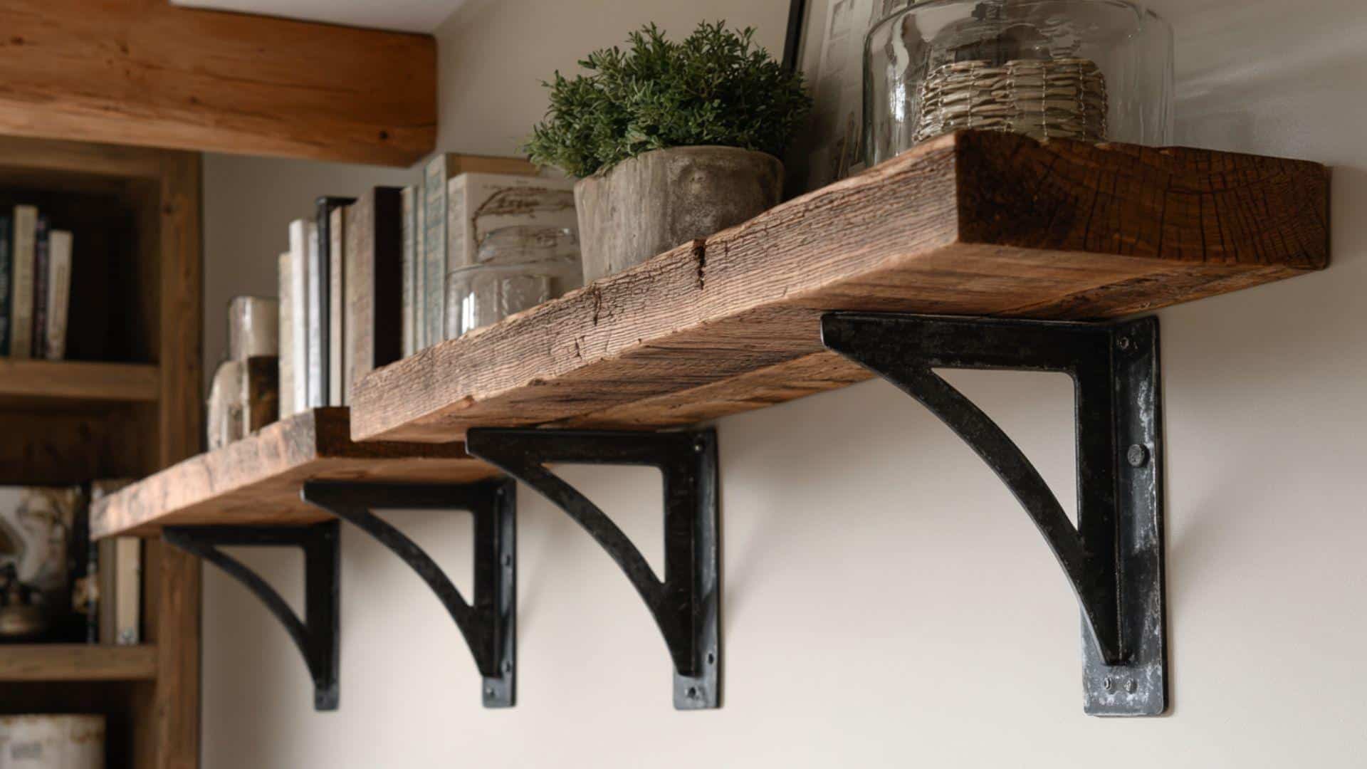 Steel or Iron Shelf Brackets