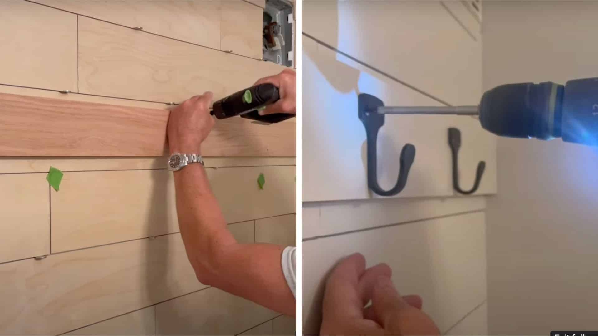 Step 5- Install the Hanging Rail and Hooks