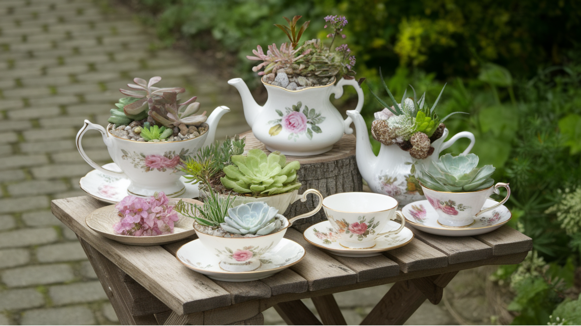 Teacup or Teapot Planters