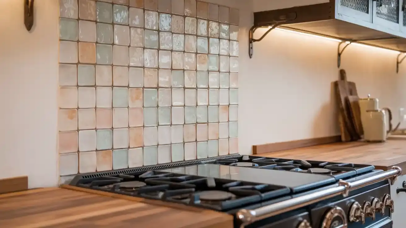 Tiled Stove Niche