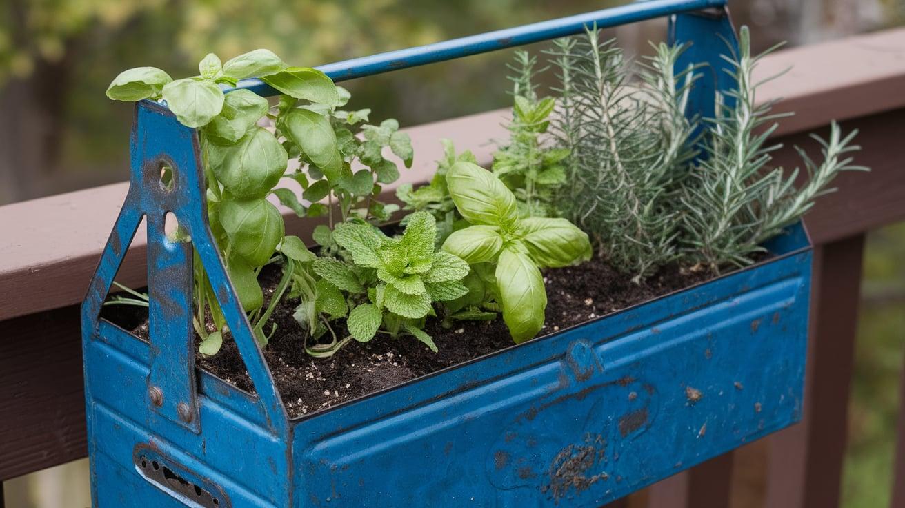 Upcycled Toolbox Planter