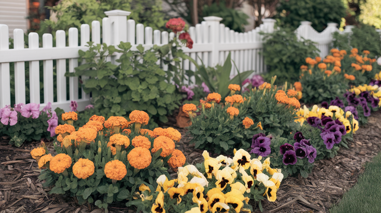 Use Colorful Annuals in Clusters