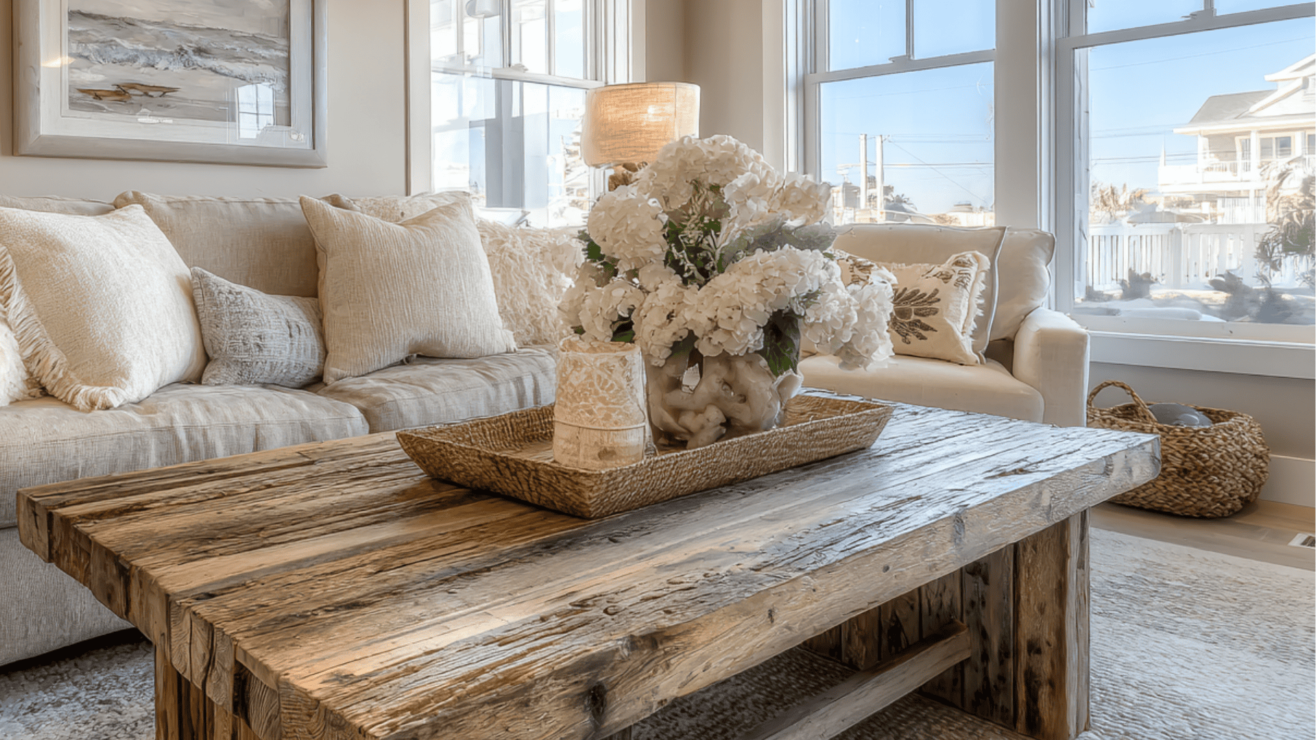 Use Weathered Wood in Shelves or Coffee Tables