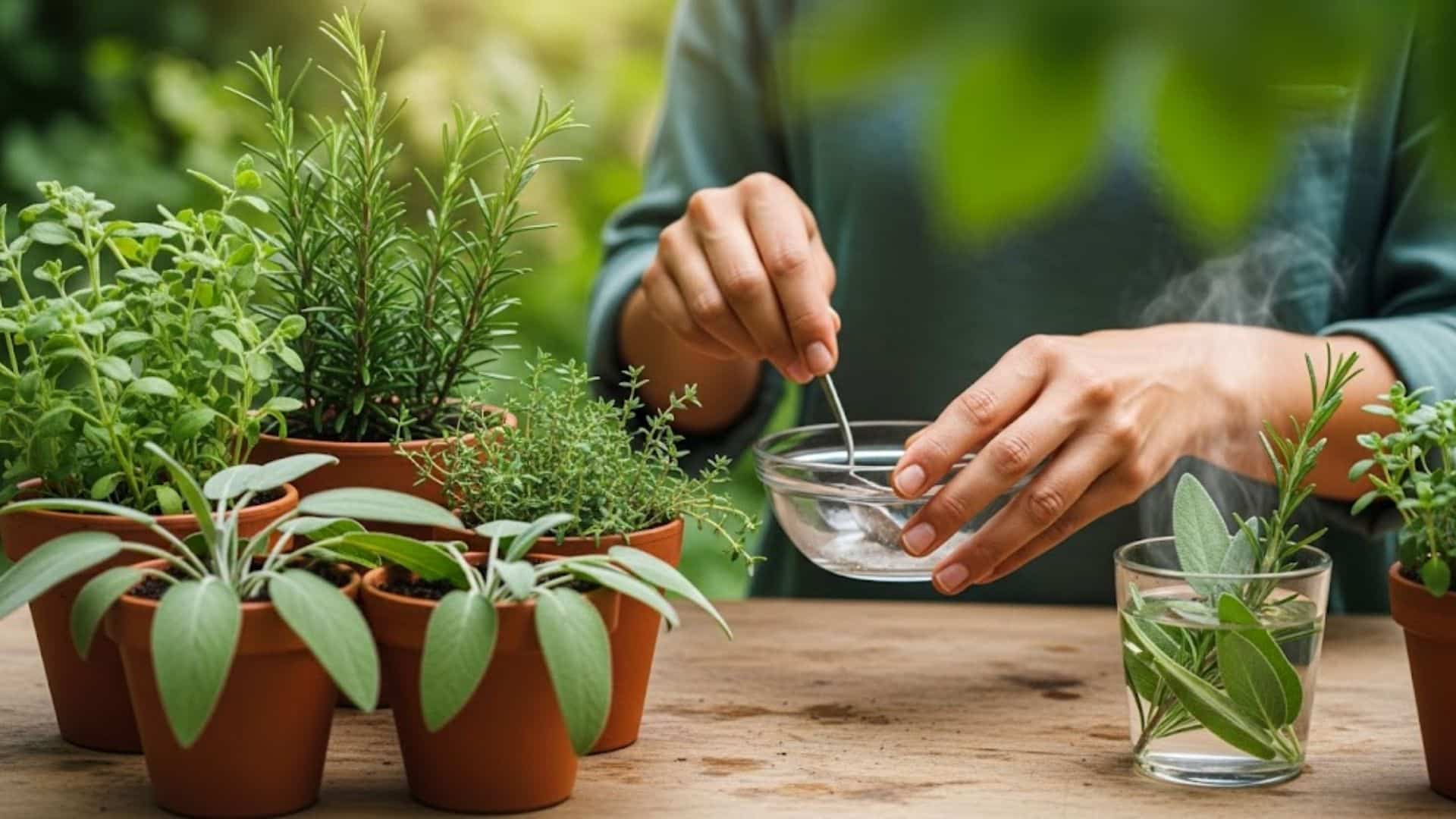 Using Garden Herbs as Natural Cleaning Solutions