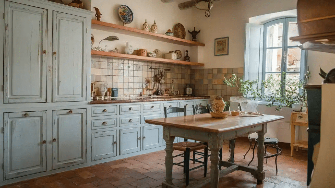 Weathered or Distressed Cabinetry