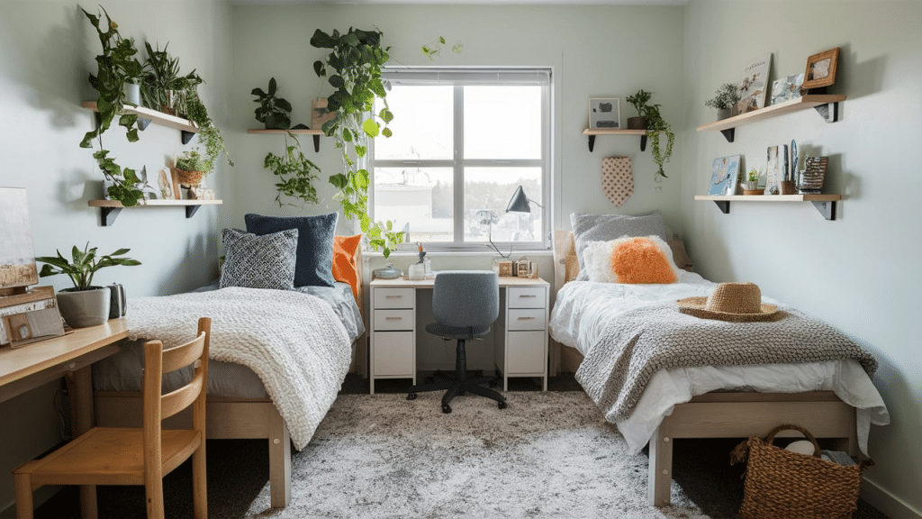 23 Dorm Room Inspo for Stylish and Green Spaces - Randy Lemmon