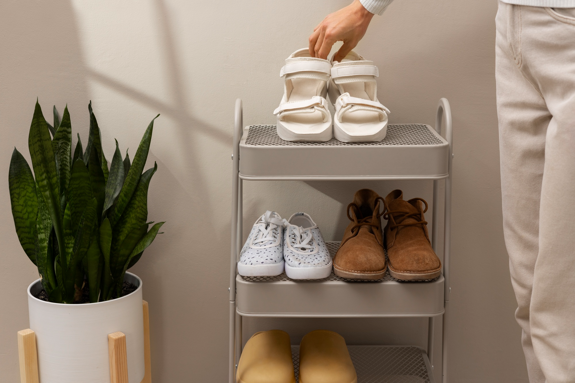 Remove Shoes and Gear at the Door
