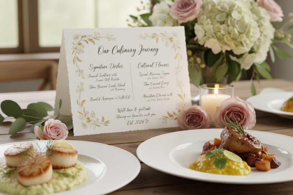 Customized Menus That Reflect Your Story