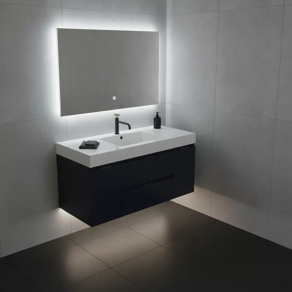 Backlit Vanities for Soft, Spa-Like Ambience