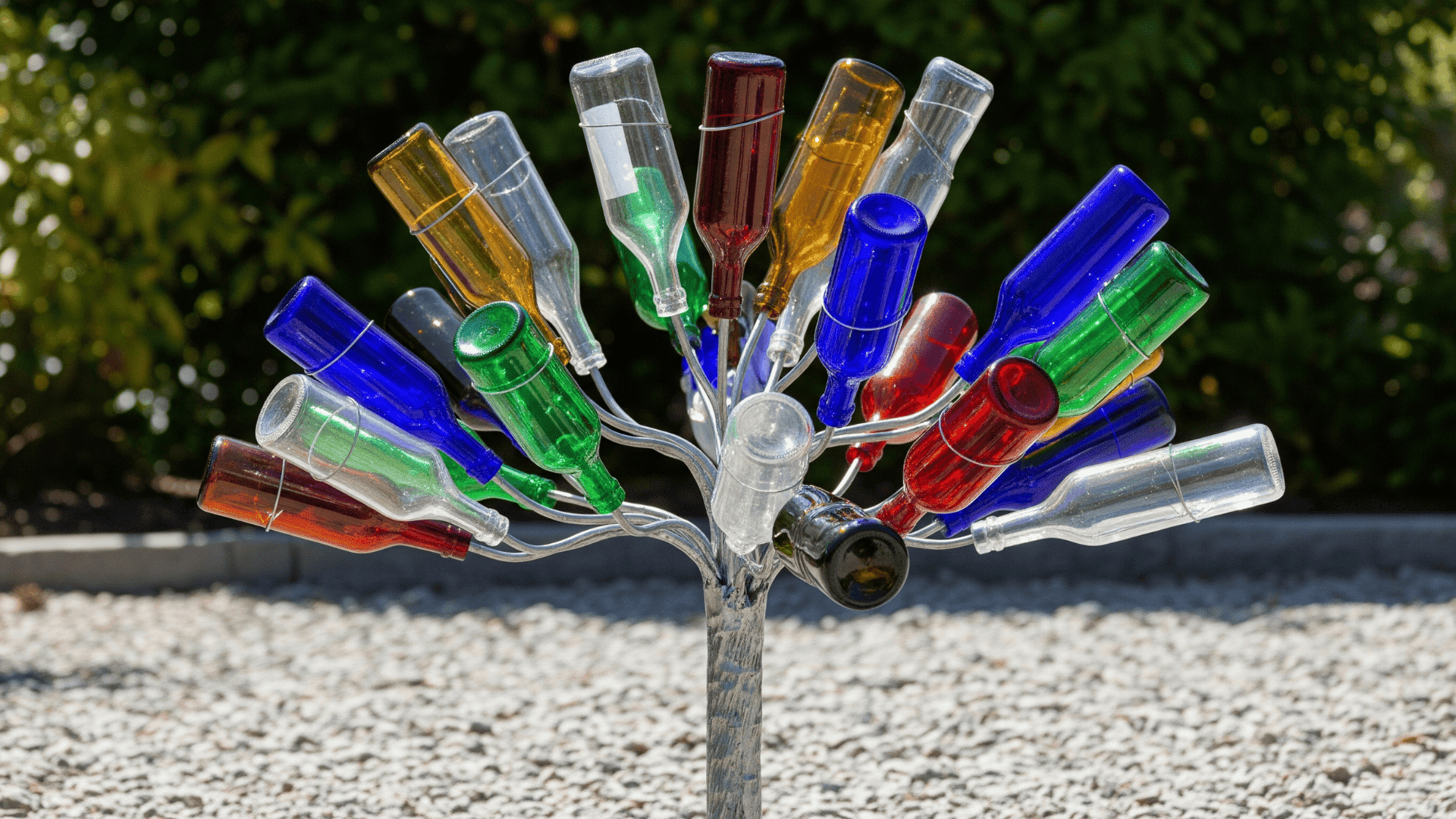 Bottle tree art