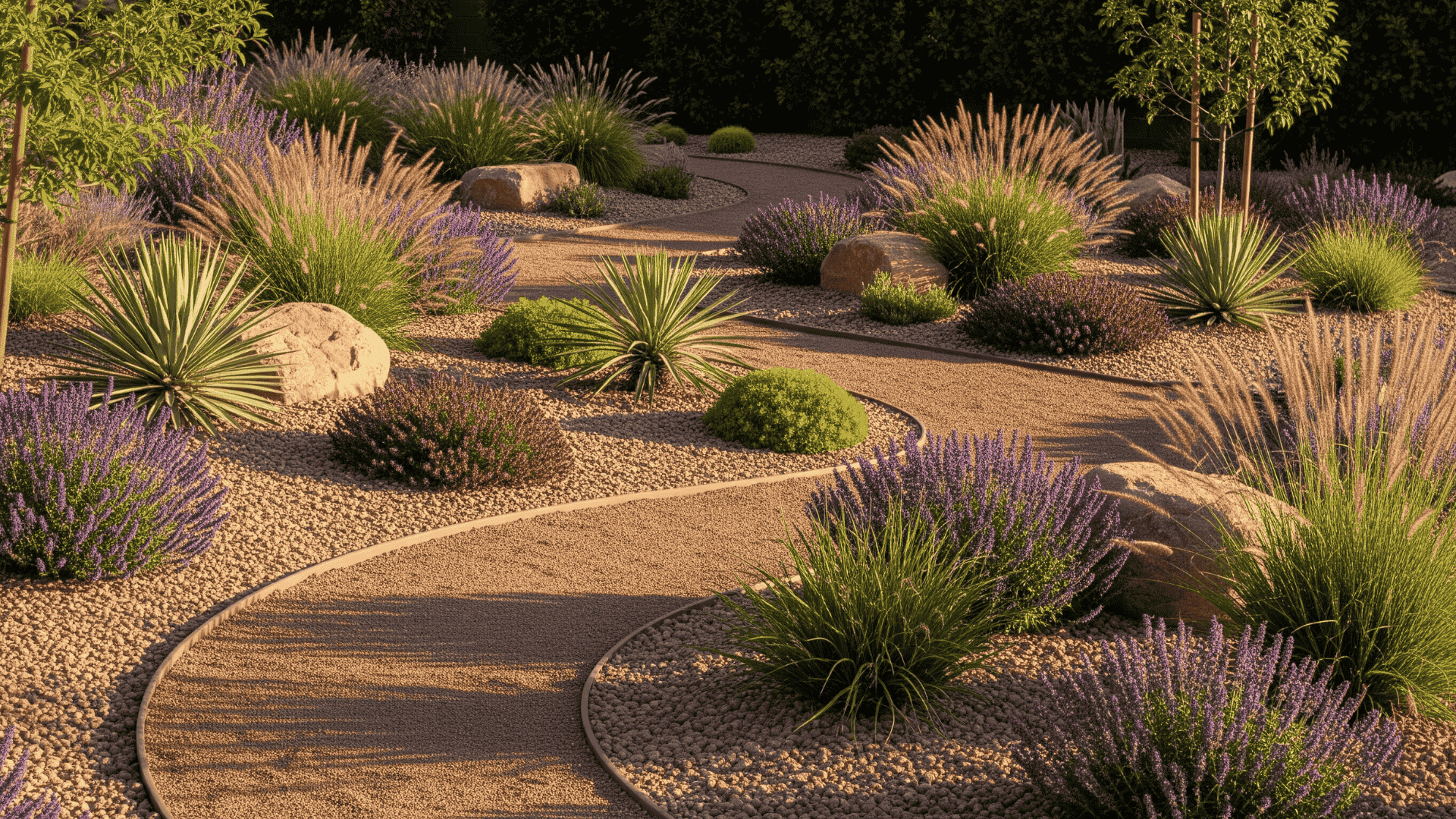 Gravel instead of grass