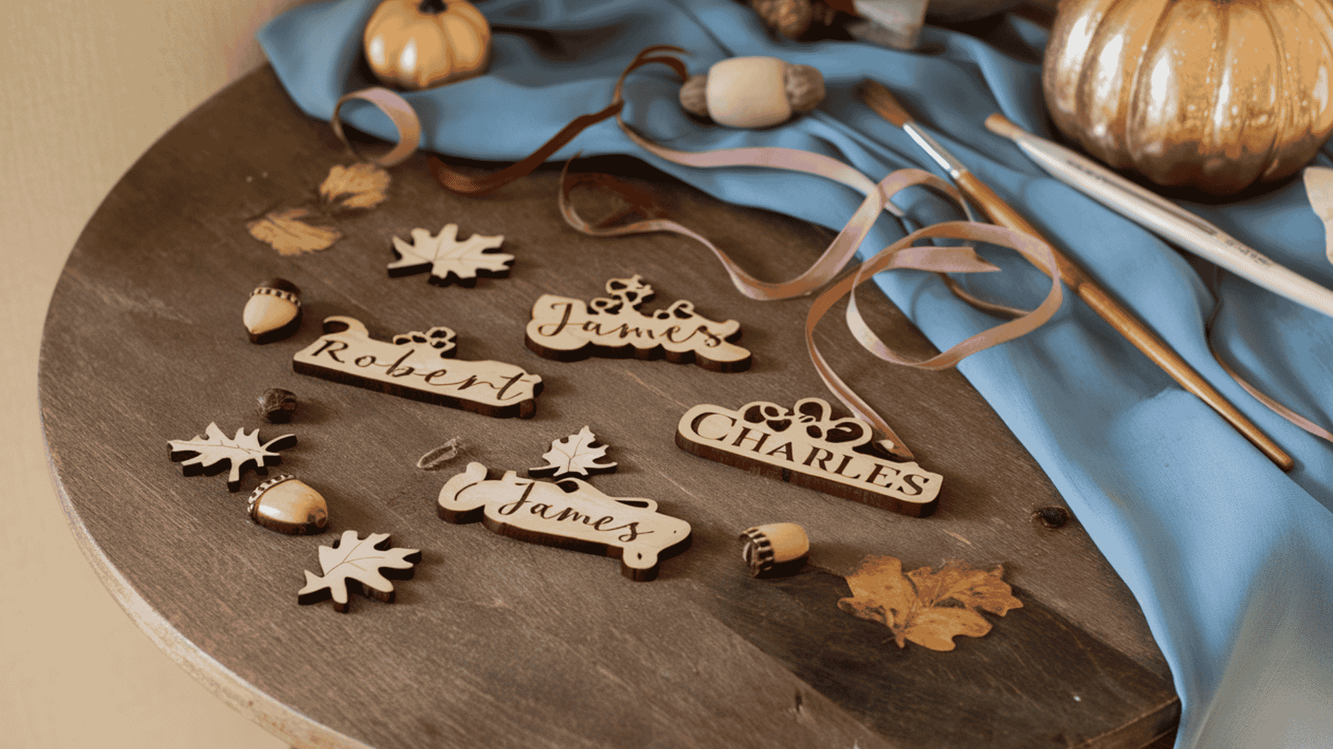 Personalized Thanksgiving Ornaments