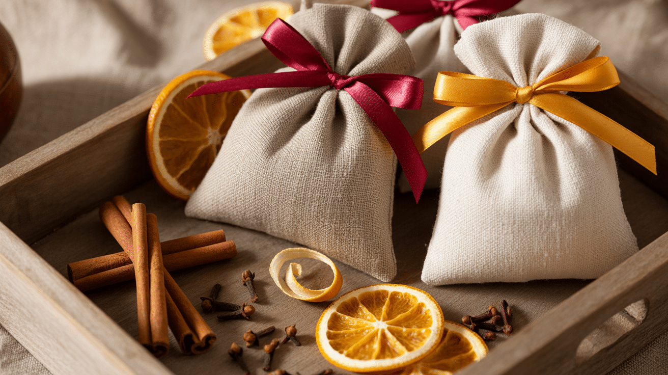 autumn scented sachets