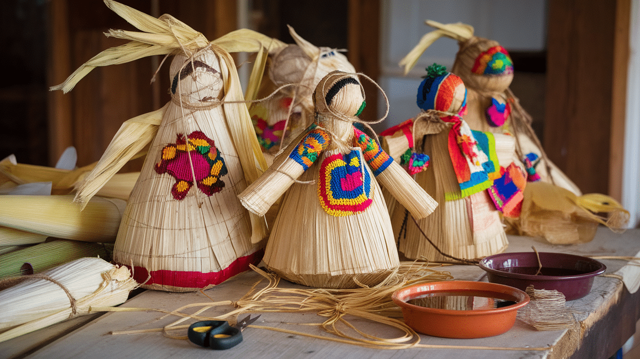 corn husk dolls