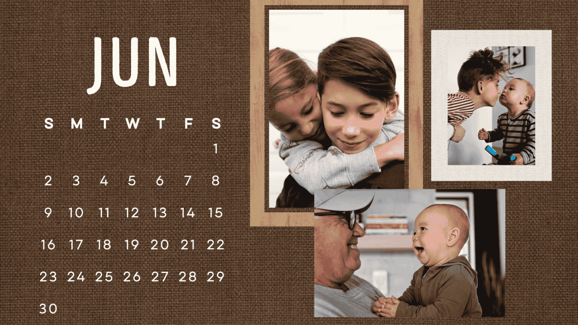 family photo calendar