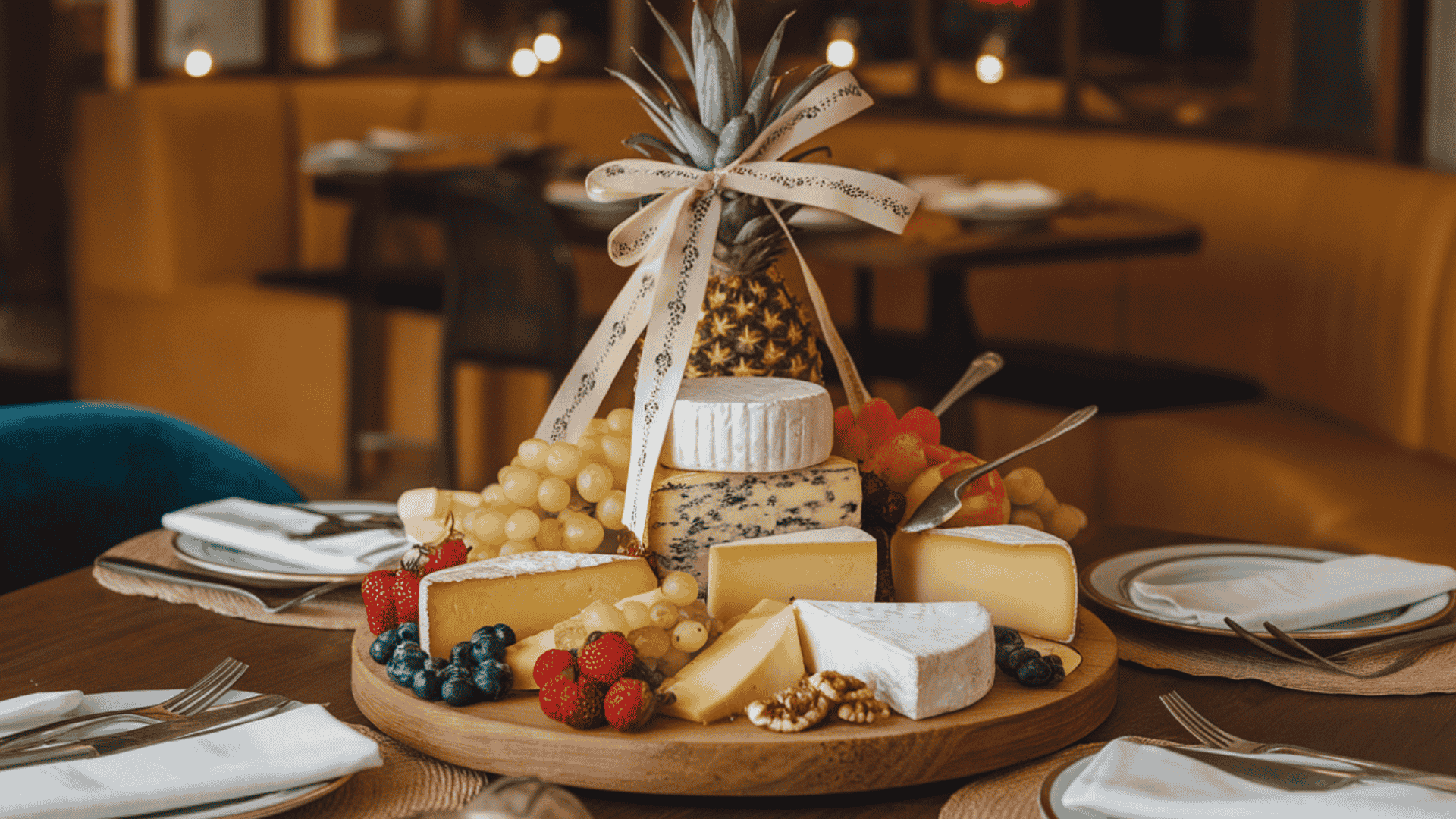 festive serving board set