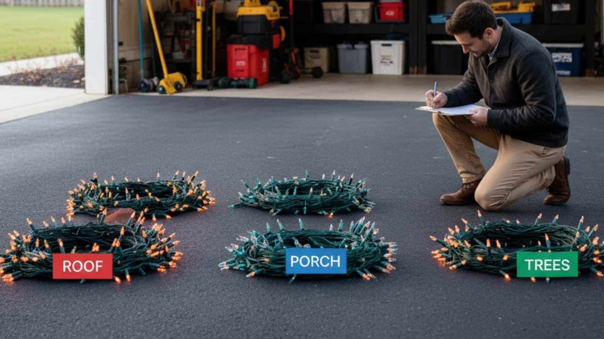 group lights by zone