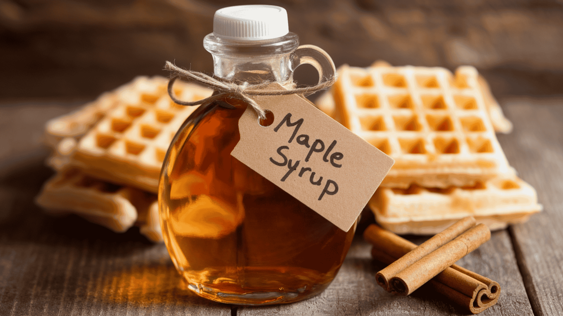homemade maple syrup bottle