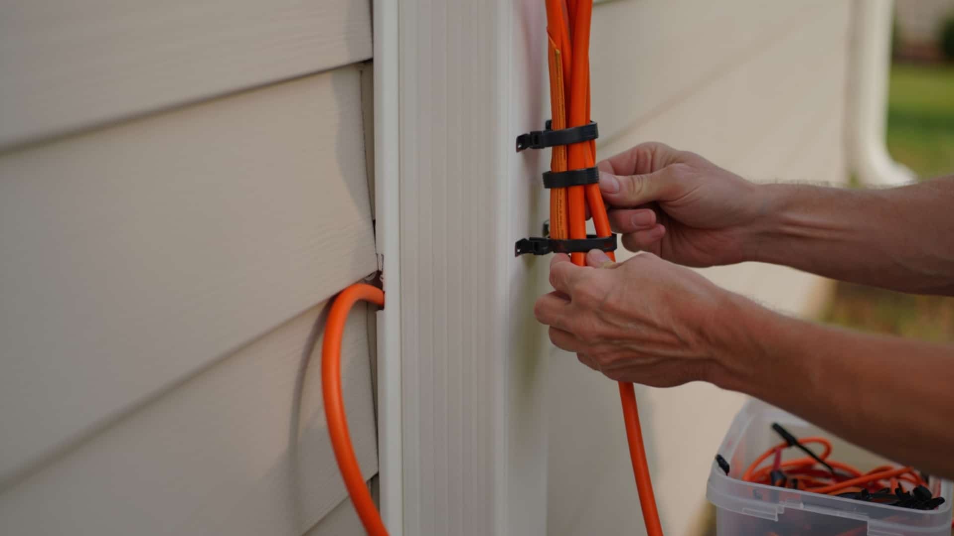 keep wires cords organized