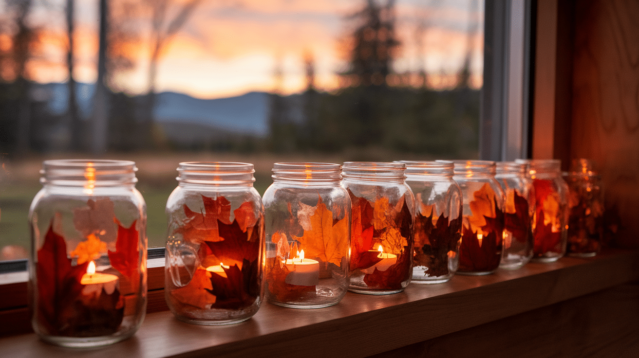 leaf lanterns